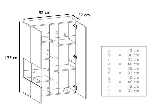 Vitrine design pas cher